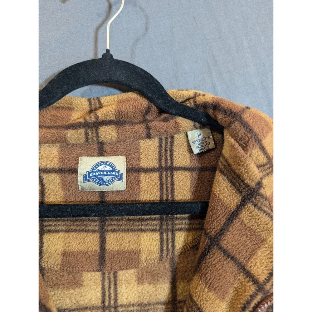 Shaver Lake outwear size‎ XL Full zipper brown Vest jacket